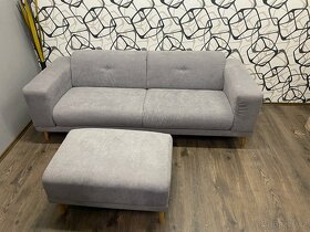 Sofa LUNA s taburetem - 2