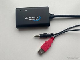 PremiumCord konvertor VGA+audio na HDMI - 2