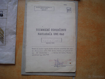 návod na obsluhu a údržbu UNC 060+tech.průkaz - 2