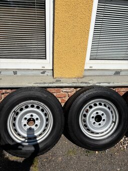 Kola, plechové dysky MB Sprinter/ VW Crafter + letní pneu - 2