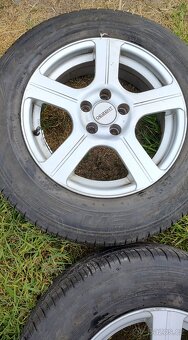 Alu kola 5x100 R15 s letními pneu - 2