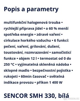 Multifunkční trouba-Sencor - 2
