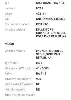Kia Picanto 2007 - 2