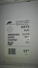 ALU disky AEZ Xylo (R17),7Jx17 H2, ET40, 108x4 - 2
