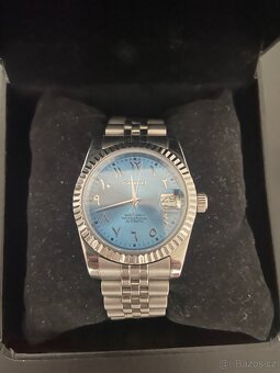 Hodinky Seiko Mod Datejust s arabským ciferníkem - 2