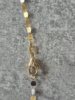 Pánský-dámský řetízek zlatý au585 14k - 2