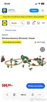 Dřevěná železnice Dinoland - 2