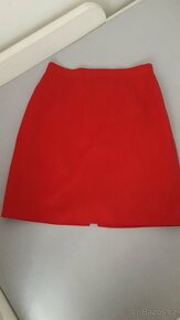 Dámská červená sukně vel. S - M - 2