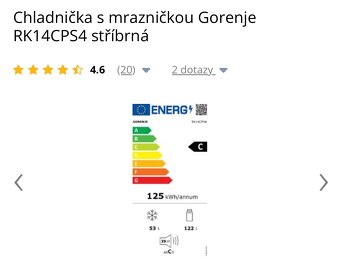 Chladnička s mrazákem značky Gorenje - 2