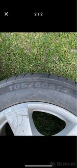 Prodám alu kola 5x100 na Fabií - 2