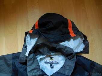 dámská SALEWA tm.šedá bunda, šustka ,kapuce jaro S/38-M - 2
