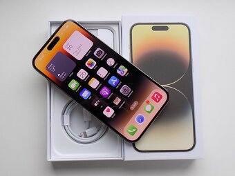 APPLE iPhone 14 Pro MAX 256GB Gold - ZÁRUKA - TOP STAV - 2