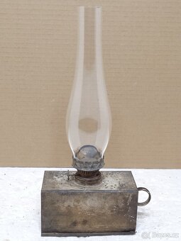 Retro petrolejová lampa ČSD - ČSSR - 2