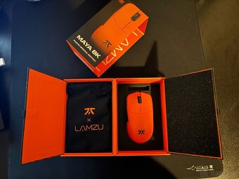 Lamzu Maya 8K Fnatic Special Edition – bezdrátová FPS myš, 4 - 2