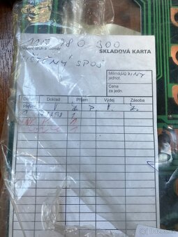 Škoda Favorit originální tištěný spoj tachometru nepoužitý - 2