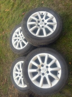 Litá kola - Opel, 205/55 R16 - Barum (7mm) - 2