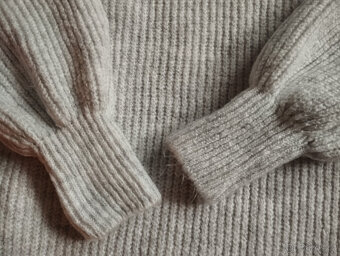 Dlouhý svetr One Size Made in Turkey N.O.V.Ý. šedý melír - 2