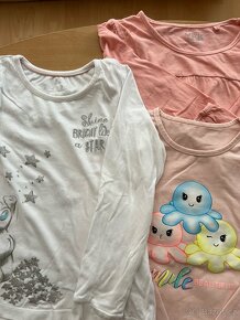 Dívčí trička s dlouhým rukávem vel. 134/140 - 2