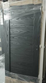 Interiérové bezfalcové dveře 80P - černá matná - 2