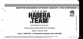 2x Premium vstupenka Habera & Team Pardubice - 2
