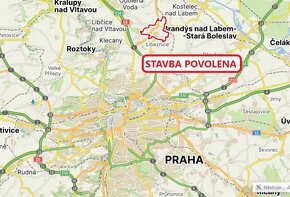 STAVEBNÍ POZEMEK 1034m2/STAVEBNÍ POVOLENÍ/PROJEKT RD - 2