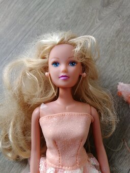 Barbie simba steffi glam dream společenské zdobené šaty set - 2