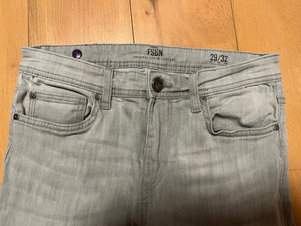 2x pánské / chlapecké džíny FSBN a Bershka 29/32 - 2