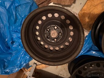 Plechové disky Mercedes W201 190e 5x112 6x15 - 2