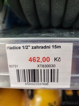 zahradní hadice, zavlažovací XTLINE 2x15m, 1/2", nová - 2