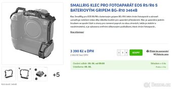 Smallrig 3464B - klec pro R6 / R6ii - 2
