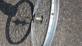 Zapletene přední kolo BMX 20" - 2