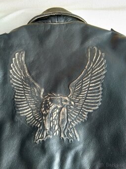 Pánská Kožená Bunda Křivák Eagle vel.XL - 2