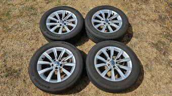 VW Tiguan alu kola elektrony 17" pneumatiky 235/55R17 - 2