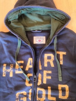 Mikina s kapucí Heart of Gold vel. L - 2