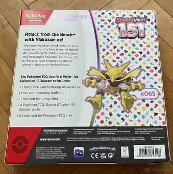 Pokemon Scarlet & Violet 151 Alakazam ex collection, nové - 2