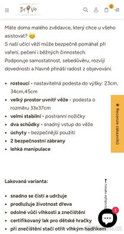 Učící věž 90cm COMFORT přírodní ByVici - 2