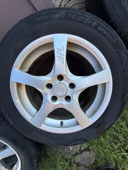 Sada alu kol AEZ + zimní pneumatiky Hankook 5/105 R16/7J - 2