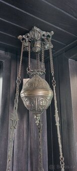 Závěsná lampa Hängelampe (kol.roku 1900) - 2