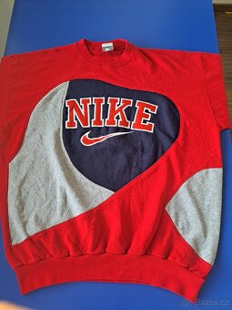 Červená retro Nike mikina - 2