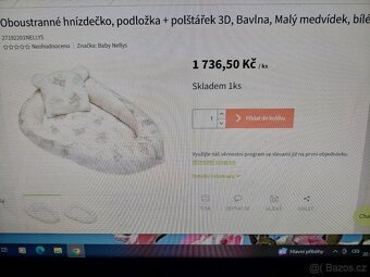 HNÍZDEČKO  s podložkou a polštářkem JEN VYZKOUŠENÉ - 2