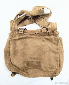 Stará vojenská brašna přes rameno - 2