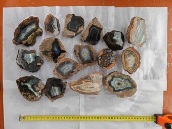 Acháty řezy Turecko 27 kusů - 2