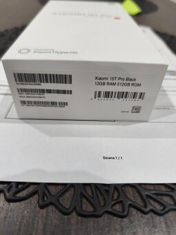 Nový Xiaomi 15t Pro Black 512gb ,záruka - 2