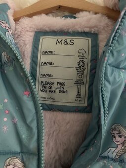 Dívčí zimní bunda zn.M&S - 2