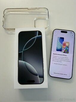 iPhone 16 Pro, White Titanium, 128GB v záruce - 2