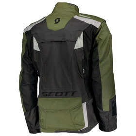 Textilní bunda SCOTT Dualraid DP grey/olive green vel. L - 2