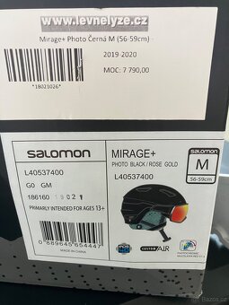 Helma Salomon Mirage + s integrovanými brylemi - 2