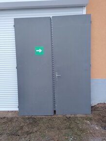 Ocelové dvoukřídlé vrata - 2