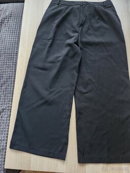 Černé široké kalhoty XL - 2