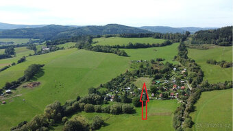 Šumava - Prodej pozemku k výstavbě chaty 650m2 v Sušici - 2